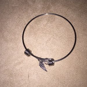 Angel wing charm bracelet